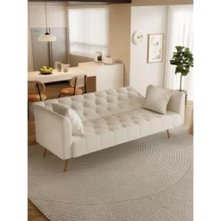 NicBex Convertible Sleeper Chair,American Retro Velvet Sofa Bed With Multiple Adjustable Postures,Couches With Metal Legs For Living Room 15 NicBex Convertible Sleeper Chair,American Retro Velvet Sofa Bed With Multiple Adjustable Postures,Couches With Metal Legs For Living Room -Nicbex GUEST b2bf61c0 d503 450e ac20 b2ab6d5d79cb