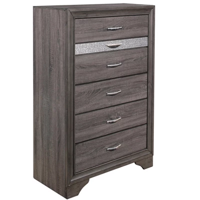 NicBex Dresser For Bedroom,Chest Of Drawers With White Metal Handle Design,Modern Freestanding Dresser,Storage Dressers For Bedroom 6 NicBex Dresser For Bedroom,Chest Of Drawers With White Metal Handle Design,Modern Freestanding Dresser,Storage Dressers For Bedroom - Image 4