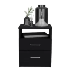 NicBex 20" Modern Nightstand With 2 Drawers,Wooden Night Stand With Open Shelf,Bedside Table With Storage For Bedroom,Living Room 12 NicBex 20" Modern Nightstand With 2 Drawers,Wooden Night Stand With Open Shelf,Bedside Table With Storage For Bedroom,Living Room -Nicbex GUEST b48f5a2b def5 43ea 84ad f2bf78a83aef