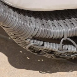 Outside Garden Wicker Overhead Canopy Daybed With Water Resistant Cushion-Christopher Knight Home -Nicbex GUEST b780248e 6eb7 40af 93fc 926589a8744c