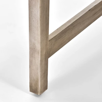 NicBex Set Of 2 Antique-Style Wicker Club Chair, Weather-Resistant Outdoor Dining Chairs With Acacia Wood & Wicker, Gray 12 NicBex Set Of 2 Antique-Style Wicker Club Chair, Weather-Resistant Outdoor Dining Chairs With Acacia Wood & Wicker, Gray - Image 10