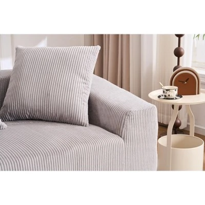 NicBex Couches For Living Room Modern Sectional Couch Full Sponge Compression 3-seater Sofa Couch Combining Chaise Longue 5 NicBex Couches For Living Room Modern Sectional Couch Full Sponge Compression 3-seater Sofa Couch Combining Chaise Longue - Image 3