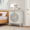 NicBex 3 Drawers Dresser For Bedroom With Hollow-Carved,Chest Of Drawers With Metal Handles Design,Storage Dressers For Bedroom 1 NicBex 3 Drawers Dresser For Bedroom With Hollow-Carved,Chest Of Drawers With Metal Handles Design,Storage Dressers For Bedroom -Nicbex GUEST bcc81494 f035 4d5f 834d f25c48450cd1