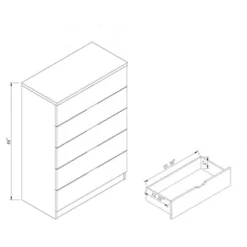 NicBex Modern 5-Drawer Tall Bedroom Dressers With Metal Handles & Locking Top Drawer,Chest Of Drawers For Bedroom,Entryway 11 NicBex Modern 5-Drawer Tall Bedroom Dressers With Metal Handles & Locking Top Drawer,Chest Of Drawers For Bedroom,Entryway -Nicbex GUEST be243800 5eab 45e7 ab38 219974989d03