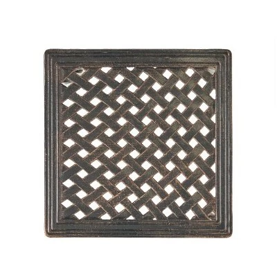 NicBex Modern Powder Coated Iron Outdoor End Table, Black Brush Silver Finish Patio Side Table, Square Outdoor Side Table 6 NicBex Modern Powder Coated Iron Outdoor End Table, Black Brush Silver Finish Patio Side Table, Square Outdoor Side Table - Image 4