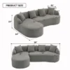 NicBex Couches For Living Room Modern Sectional Couch Chenille Upholstered 3-seater Sofa Couch Combining Chaise Longue 2 NicBex Couches For Living Room Modern Sectional Couch Chenille Upholstered 3-seater Sofa Couch Combining Chaise Longue -Nicbex GUEST c0d5457d 7159 4efa af2a e7c27c17784f