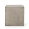NicBex Outdoor End Table Modern Outdoor Side Table, LightWeight Concrete Patio Table Outdoor Coffee Table Small Table For Backyard, Balcony, Porch