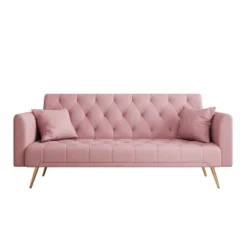 NicBex 71 Inch Velvet Convertible Love Seat Sofa Retro Style Upholstered Sofa Couch For Small Living Room,Bedroom 23 NicBex 71 Inch Velvet Convertible Love Seat Sofa Retro Style Upholstered Sofa Couch For Small Living Room,Bedroom -Nicbex GUEST c3ab7ac8 6061 41fe a5bf 600e951d86f2