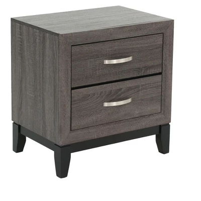 NicBex 2 Drawers Dresser For Bedroom,Chest Of Drawers With Black Metal Handle Design,Modern Freestanding Dresser,Storage Dressers For Bedroom 9 NicBex 2 Drawers Dresser For Bedroom,Chest Of Drawers With Black Metal Handle Design,Modern Freestanding Dresser,Storage Dressers For Bedroom - Image 7
