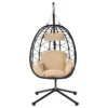 NicBex Egg Chair Indoor&Outdoor,Porch Swing With Cushion,Wicker Hanging Chair With Stand,Hammock Chair For For Bedroom,Balcony,Beige 2 NicBex Egg Chair Indoor&Outdoor,Porch Swing With Cushion,Wicker Hanging Chair With Stand,Hammock Chair For For Bedroom,Balcony,Beige -Nicbex GUEST c4884f9a a67e 4fc5 96f6 7478dd5184ef