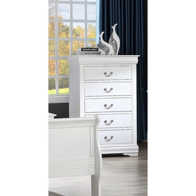 NicBex Classic 5-Drawer Dresser,Stylish Tall Dressers With Metal Handles,Chest Of Drawers For Bedroom,Living Room,Hallway,Bedroom Furniture 8 NicBex Classic 5-Drawer Dresser,Stylish Tall Dressers With Metal Handles,Chest Of Drawers For Bedroom,Living Room,Hallway,Bedroom Furniture - Image 6