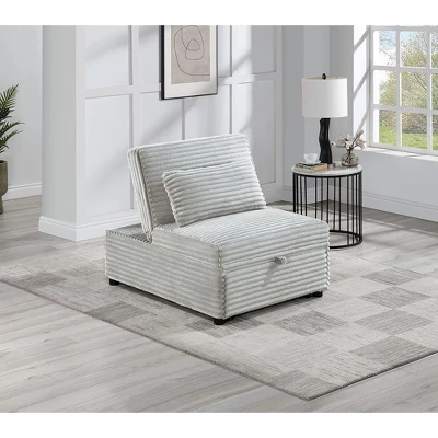 NicBex Couches For Living Room Modern Armless Convertible Sofa Bed Upholstered Hidden Pull-out Couch For Apartment 8 NicBex Couches For Living Room Modern Armless Convertible Sofa Bed Upholstered Hidden Pull-out Couch For Apartment - Image 6