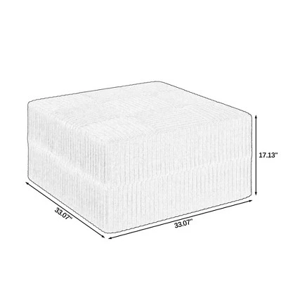 NicBex Couches For Living Room Single Seat Compressed Sofa Corduroy Sectional Sofa Couch Modern Upholstered Sofa Bed Sleeper For Apartment 6 NicBex Couches For Living Room Single Seat Compressed Sofa Corduroy Sectional Sofa Couch Modern Upholstered Sofa Bed Sleeper For Apartment - Image 4