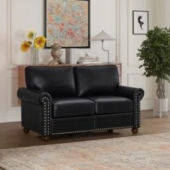 NicBex Upholstered Loveseat Sofa With Soft Cushion Living Room Sofa Couch With Wood Legs For Living Room,Apartment 12 NicBex Upholstered Loveseat Sofa With Soft Cushion Living Room Sofa Couch With Wood Legs For Living Room,Apartment -Nicbex GUEST c5e87fef 215a 46c9 a475 2fd3528823b1