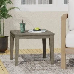NicBex 20" Square Acacia Wood Outdoor Side End Table,Accent Transitional Style Patio Side Table For Deck & Garden,Outdoor Furniture 10 NicBex 20" Square Acacia Wood Outdoor Side End Table,Accent Transitional Style Patio Side Table For Deck & Garden,Outdoor Furniture -Nicbex GUEST c6d42741 4c0f 4493 a1a2 d3b5cee3f169 1
