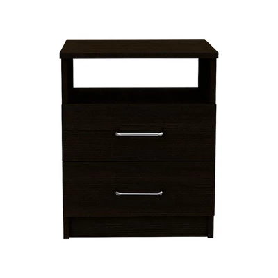 NicBex 20" Modern Nightstand With 2 Drawers,Wooden Night Stand With Open Shelf,Bedside Table With Storage For Bedroom,Living Room 3 NicBex 20" Modern Nightstand With 2 Drawers,Wooden Night Stand With Open Shelf,Bedside Table With Storage For Bedroom,Living Room