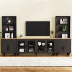 NicBex Farmhouse TV Stand Entertainment Center For TVs Up To 70� Media Console With Adjustable Shelves For Living Room 12 NicBex Farmhouse TV Stand Entertainment Center For TVs Up To 70� Media Console With Adjustable Shelves For Living Room -Nicbex GUEST cdcb2fb4 cfca 4ebb a48f 35b7d392c03e