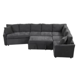 NicBex Modern 124.8" Pull Out Sofa Bed Chenille Convertible Sleeper Sofa With USB Ports For Living Room 13 NicBex Modern 124.8" Pull Out Sofa Bed Chenille Convertible Sleeper Sofa With USB Ports For Living Room -Nicbex GUEST cfddc19f 06c9 4ac2 8790 4d44b7b70514