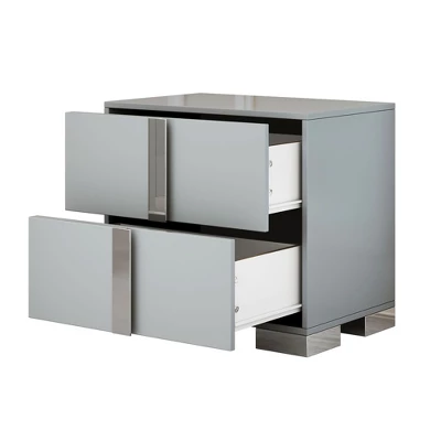 NicBex Night Stand With Drawers,Mirrored Side Table With Metal Handles,Modern Nightstand For Bedroom,Living Room,Bedroom Furniture 3 NicBex Night Stand With Drawers,Mirrored Side Table With Metal Handles,Modern Nightstand For Bedroom,Living Room,Bedroom Furniture