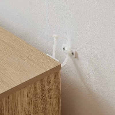 NicBex 27.6" Modern Night Stand Set 2,Wood Nightstand With 3 Drawers,Bedside Table With Wave Design,Chest Of Drawers For Bedroom&Hallway 5 NicBex 27.6" Modern Night Stand Set 2,Wood Nightstand With 3 Drawers,Bedside Table With Wave Design,Chest Of Drawers For Bedroom&Hallway - Image 3