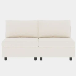 NicBex Couches For Living Room Armless Seat Loveseat Couches Chaise Longue Sofa Fabric Flexible Sofa With Storage For Small Spaces, Living Room -Nicbex GUEST d125816a 01ca 4bc3 bec6 56c57fd1fc95