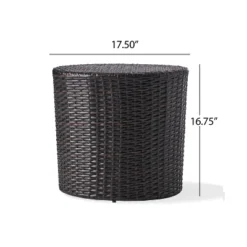 NicBex Outdoor End Table Modern Rattan Hourglass Outdoor Coffee Table Outdoor Side Table, Patio Table Small Table For Backyard, Balcony, Porch 13 NicBex Outdoor End Table Modern Rattan Hourglass Outdoor Coffee Table Outdoor Side Table, Patio Table Small Table For Backyard, Balcony, Porch -Nicbex GUEST d33d09b6 d10c 4be8 8e70 1cbe4c786d34