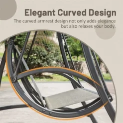 NicBex Outdoor Porch Swing With Steel Frame Stand And Adjustable Canopy For Patio Bedroom Garden,Brown 10 NicBex Outdoor Porch Swing With Steel Frame Stand And Adjustable Canopy For Patio Bedroom Garden,Brown -Nicbex GUEST d40d3a2a fee6 47b5 aca4 92a9df5bd091