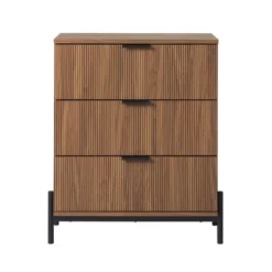 NicBex 3-Drawer Dresser With Reeded Drawer Finish,Mid-Century Style Bedroom Dressers,Chest Of Drawers For Living Room,Dining Room,Study,Coffee 8 NicBex 3-Drawer Dresser With Reeded Drawer Finish,Mid-Century Style Bedroom Dressers,Chest Of Drawers For Living Room,Dining Room,Study,Coffee -Nicbex GUEST d457fc0e 51a6 4567 88be bedf6f7ca718