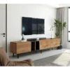 NicBex TV Stand Modern TV Stand Entertainment Center With Large Storage Cabinet For 80'' TV For Living Room, Bedroom -Nicbex GUEST d71514a5 6714 48d0 92c6 19ef8c1c0f91