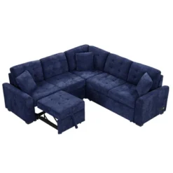 NicBex Modern 82.6" Pull Out Sofa Bed Velvet Convertible Sleeper Sofa With USB Ports For Living Room 11 NicBex Modern 82.6" Pull Out Sofa Bed Velvet Convertible Sleeper Sofa With USB Ports For Living Room -Nicbex GUEST d8791ffc 24c3 4b8e 9b81 15622a0fbed4