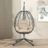 NicBex Indoor Outdoor Hanging Egg Chair With Cushion And Stand For Patio Bedroom Porch Garden,Blue 1 NicBex Indoor Outdoor Hanging Egg Chair With Cushion And Stand For Patio Bedroom Porch Garden,Blue -Nicbex GUEST de1df209 3826 4ad4 8f95 fb74f233502a