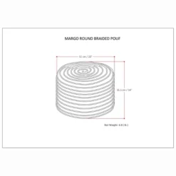 NicBex Round Braided Pouf Ottoman Versatile Accent Furniture For Comfort And Additional Seating, Multi Color 9 NicBex Round Braided Pouf Ottoman Versatile Accent Furniture For Comfort And Additional Seating, Multi Color -Nicbex GUEST df5ab3af b17f 4661 a0c1 7347f11b6a99