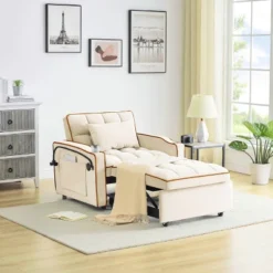 NicBex Modern Pull Out Sofa Bed Velvet Convertible Sofa With Adjustable Back, USB Port And Swivel Phone Stand For Indoor 10 NicBex Modern Pull Out Sofa Bed Velvet Convertible Sofa With Adjustable Back, USB Port And Swivel Phone Stand For Indoor -Nicbex GUEST e39c6989 5304 4abc bc5e f1209028ddd9