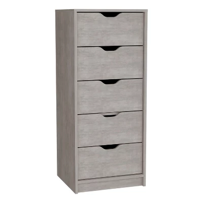 NicBex 5 Drawers Tall Dresserr For Bedroom,Modern Style Wooden Drawers With Free Handle,Dressers For Kids Room,Living Room,Entry And Hallway 9 NicBex 5 Drawers Tall Dresserr For Bedroom,Modern Style Wooden Drawers With Free Handle,Dressers For Kids Room,Living Room,Entry And Hallway - Image 7
