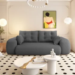 NicBex Human Dog Bed Foldable Sofa Bed Loveseat Couch With Pillows,Upholstered Futon Sofa For Living Room,Bedroom -Nicbex GUEST e8ae0012 ab84 4294 a8a1 b483b5bf3280