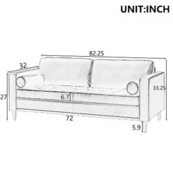 NicBex Modern 3-Seat Tufted Design Sofa Couch For Living Room,Bedroom,PU Leather Upholstered Lounge Settee Sofa With Deep Cushions 11 NicBex Modern 3-Seat Tufted Design Sofa Couch For Living Room,Bedroom,PU Leather Upholstered Lounge Settee Sofa With Deep Cushions -Nicbex GUEST e93ac8ca aa95 489e 86ca 63fc06e960b0