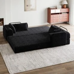 NicBex Modern Convertible Sleeper Sofa Futon Couch With Cylindrical Pillow,Comfortable Folding Sofa Couch For Living Room,Apartment 11 NicBex Modern Convertible Sleeper Sofa Futon Couch With Cylindrical Pillow,Comfortable Folding Sofa Couch For Living Room,Apartment -Nicbex GUEST e95ee7a7 1184 4538 8b7d 00402dd117ad