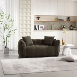 NicBex Couches For Living Room 64" Lazy Loveseat Sofa Bean Bag Chair Couch With Durable Comfort Lounger High Back, High Resilience Foam Core -Nicbex GUEST ea12affb 3d11 40bc 8266 7ef3e8be1cd9