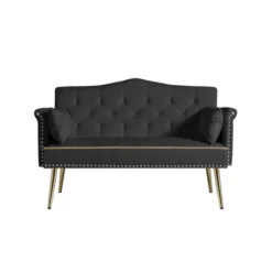 NicBex 2 Seater Loveseat Sofa Modern Upholstered Loveseat Couch With Tufted Back And Metal Legs Suitable For Living Room,Apartment 13 NicBex 2 Seater Loveseat Sofa Modern Upholstered Loveseat Couch With Tufted Back And Metal Legs Suitable For Living Room,Apartment -Nicbex GUEST eaa6becd 570e 4084 9c30 532ba9c294c6