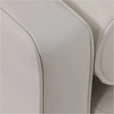 NicBex Couches For Living Room 1pc Contemporary Sofa Loveseat Only Leatherette Upholstered Sofa With Pillows, Off-White 5 NicBex Couches For Living Room 1pc Contemporary Sofa Loveseat Only Leatherette Upholstered Sofa With Pillows, Off-White - Image 3