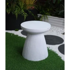 NicBex 18.1" Modern Outdoor Side Table,Heavy-Duty Round End Table With Faux Terrazzo Finish,Patio Table For Garden,Poolside,Outdoor Furniture 13 NicBex 18.1" Modern Outdoor Side Table,Heavy-Duty Round End Table With Faux Terrazzo Finish,Patio Table For Garden,Poolside,Outdoor Furniture -Nicbex GUEST eb14b5e2 d1ad 4181 ae6b d31747205eab