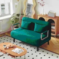 NicBex 3 Folding Sofa Beds Velvet Couch Chair To Bed Convertible For Adults With Adjustable Backrest And 2 Pillows 14 NicBex 3 Folding Sofa Beds Velvet Couch Chair To Bed Convertible For Adults With Adjustable Backrest And 2 Pillows -Nicbex GUEST ec0b9971 5ecf 4637 91f5 a88c67402e72