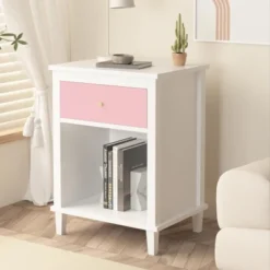 NicBex Wood Night Stand With Drawer&Shelf,Wood Side Table For Kids&Adults,Modern Nightstand With Storage,Bedside Table For Bedroom,Living Room 13 NicBex Wood Night Stand With Drawer&Shelf,Wood Side Table For Kids&Adults,Modern Nightstand With Storage,Bedside Table For Bedroom,Living Room -Nicbex GUEST ed365af6 a989 4f98 b4fb 0cab22d299c5