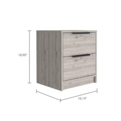 NicBex 2 Drawers Dresser For Bedroom,Chest Of Drawers With Black Metal Handle Design,Freestanding Dresser,Storage Dressers For Bedroom -Nicbex GUEST f17f4c25 0e6a 43aa ae85 e5d7897c0b42