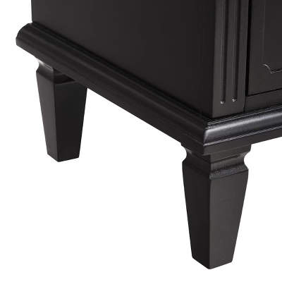 NicBex Nightstand With Charging Station,Side Table With USB Ports&Outlets,Night Stand With Drawers&Open Shelf,Fluted Pilasters End Table For Bedroom 6 NicBex Nightstand With Charging Station,Side Table With USB Ports&Outlets,Night Stand With Drawers&Open Shelf,Fluted Pilasters End Table For Bedroom - Image 4