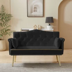 NicBex 2 Seater Loveseat Sofa Modern Upholstered Loveseat Couch With Tufted Back And Metal Legs Suitable For Living Room,Apartment 11 NicBex 2 Seater Loveseat Sofa Modern Upholstered Loveseat Couch With Tufted Back And Metal Legs Suitable For Living Room,Apartment -Nicbex GUEST f3bd2f7f 6e29 429e 87a1 16a85cb09bbc