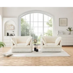 NicBex Couches For Living Room Single Deep Seat Sofa Couch Corduroy Slip-covered Armchair With 1 Big Back Cushion And 2 Big Toss Pillows 17 NicBex Couches For Living Room Single Deep Seat Sofa Couch Corduroy Slip-covered Armchair With 1 Big Back Cushion And 2 Big Toss Pillows -Nicbex GUEST f43694b1 233f 45b1 9e05 41635c1f3a34