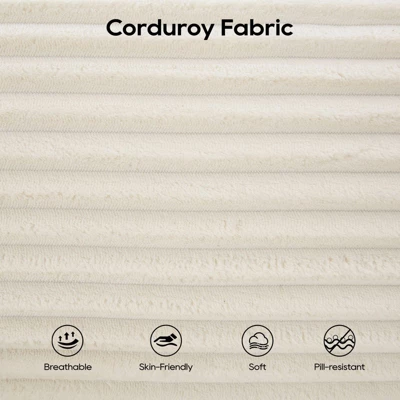 NicBex Convertible 2-in-1 Design Upholstered Loveseat Sofa Bed With Metal Frame,Futon Couch Sleeper Sofa For Living Room,Bedroom 5 NicBex Convertible 2-in-1 Design Upholstered Loveseat Sofa Bed With Metal Frame,Futon Couch Sleeper Sofa For Living Room,Bedroom - Image 3