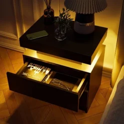 NicBex Nightstand With 2 Drawers, Modern Night Stand Frame With Cabinet Lights , Bedside Table For Bedroom 12 NicBex Nightstand With 2 Drawers, Modern Night Stand Frame With Cabinet Lights , Bedside Table For Bedroom -Nicbex GUEST f57f8d45 ee9a 4720 ac91 86792d01d59c