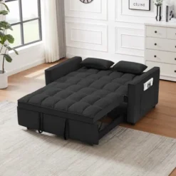 NicBex 3-in-1 Convertible Sofa Bed With Pull-out Bed,Velvet Loveseat Futon Sofa With Reclining Backrest & 2 Pillows For Bedroom,Living Room 11 NicBex 3-in-1 Convertible Sofa Bed With Pull-out Bed,Velvet Loveseat Futon Sofa With Reclining Backrest & 2 Pillows For Bedroom,Living Room -Nicbex GUEST f749363f f38b 4117 98a9 e44ce4280ec5